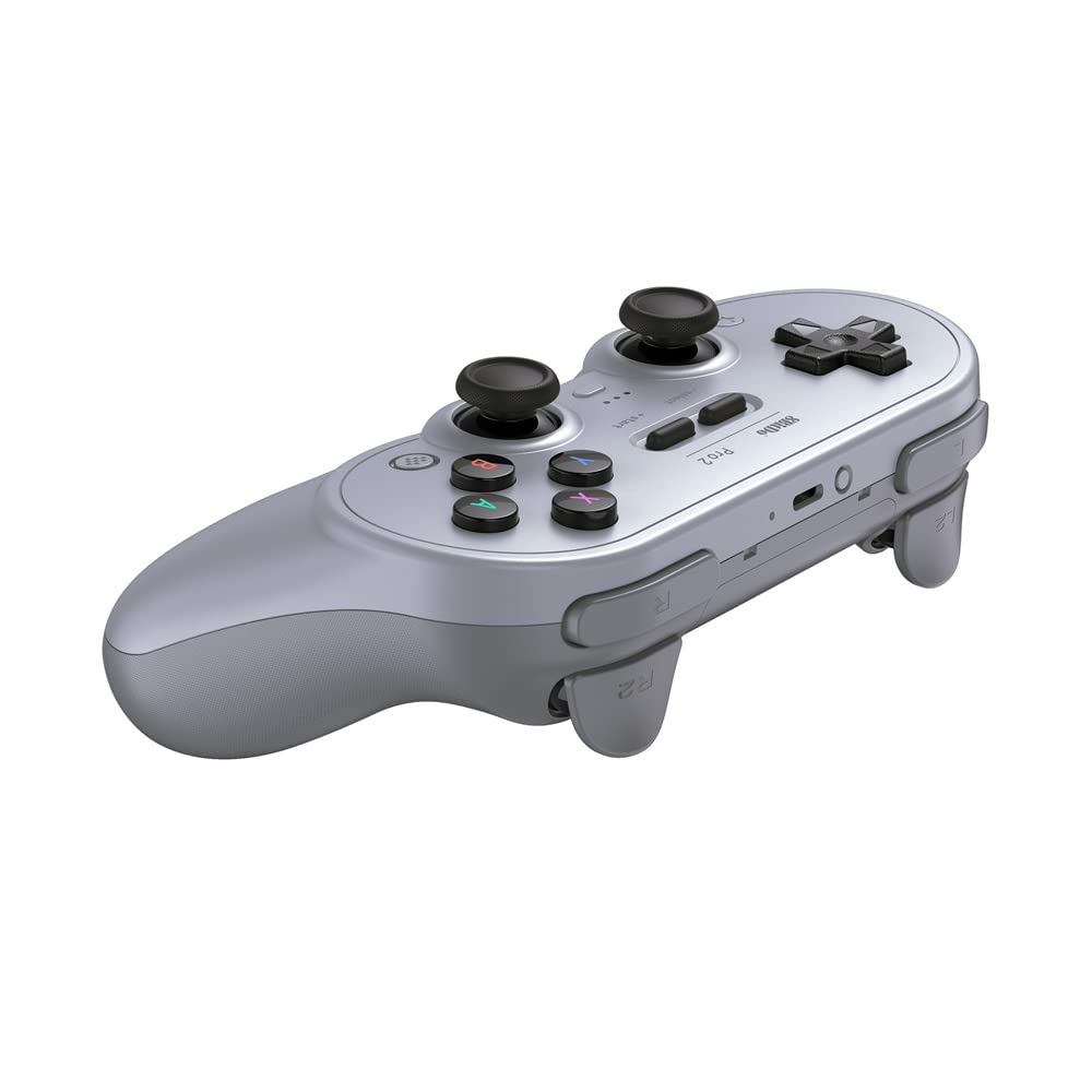Comando 8BitDo Pro 2 Bluetooth Controller Switch, PC, Android, Steam Deck (Gray Edition) ( Imagem 3 de 4 ) - Preview