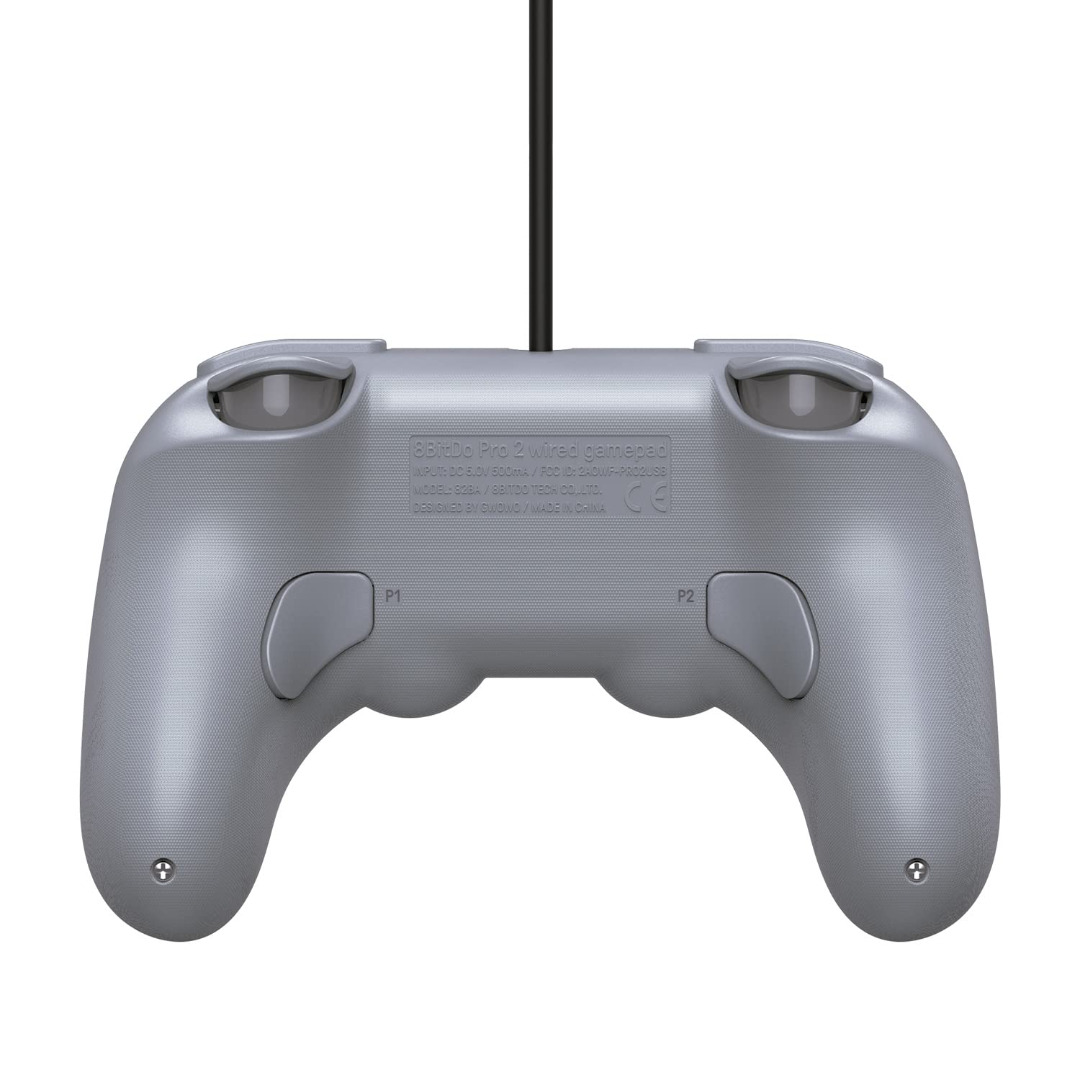 Comando 8BitDo Pro 2 Wired Controller for Switch, Windows, Steam Grey Edition ( Imagem 4 de 4 ) - Preview