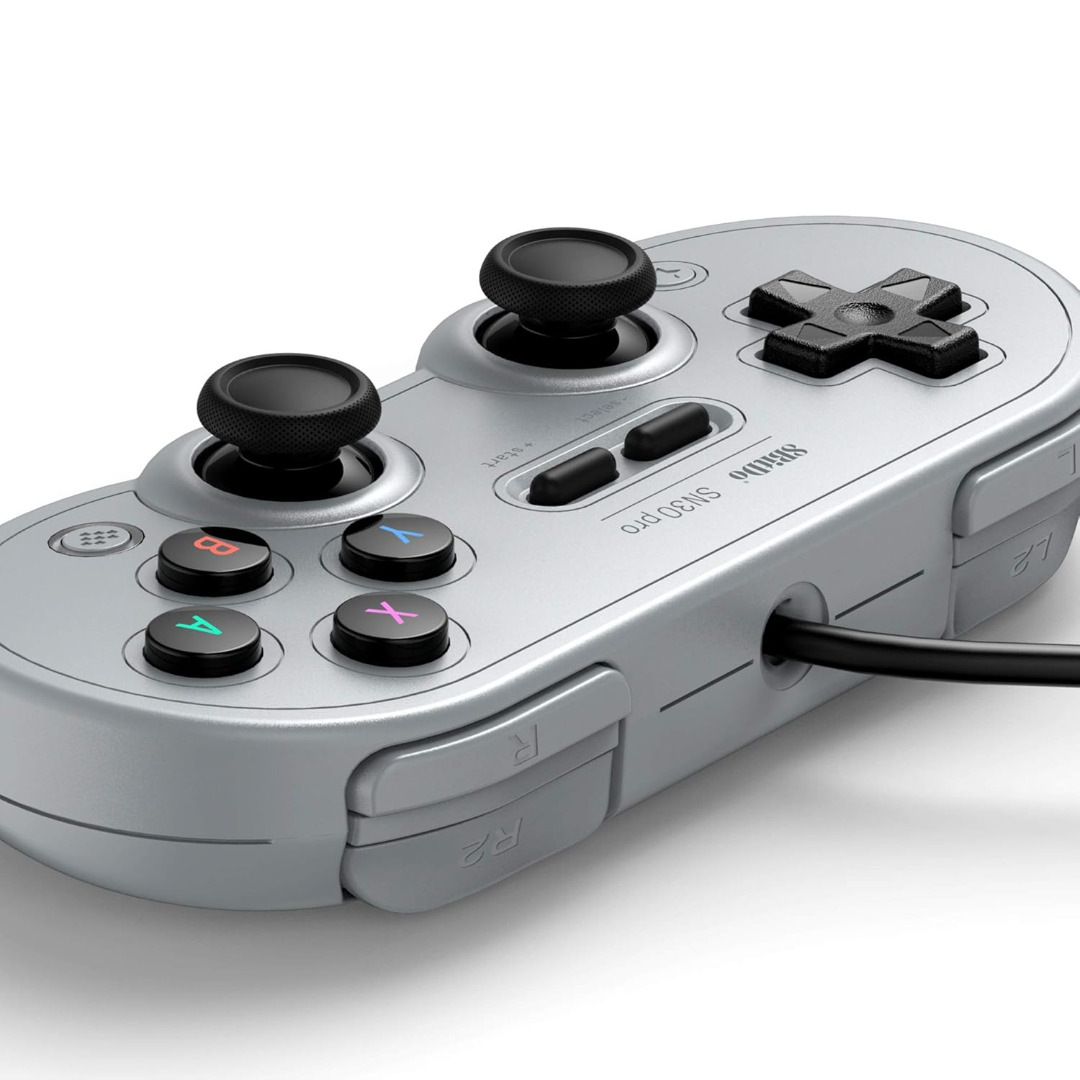 Comando 8BitDo SN30 Pro USB Gamepad Switch, Windows & Raspberry Pi (Gray Edition) ( Imagem 3 de 4 ) - Preview