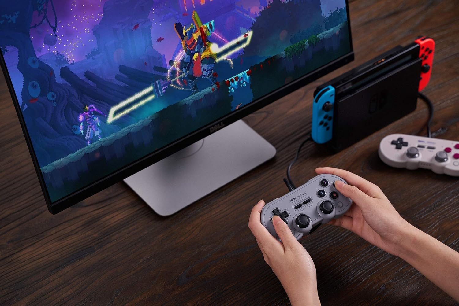 Comando 8BitDo SN30 Pro USB Gamepad Switch, Windows & Raspberry Pi (Gray Edition) ( Imagem 4 de 4 ) - Preview