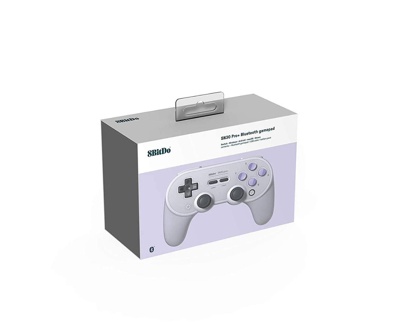 Comando 8BitDo SN30 Pro+ Bluetooth Controller Wireless Gamepad Switch ...
