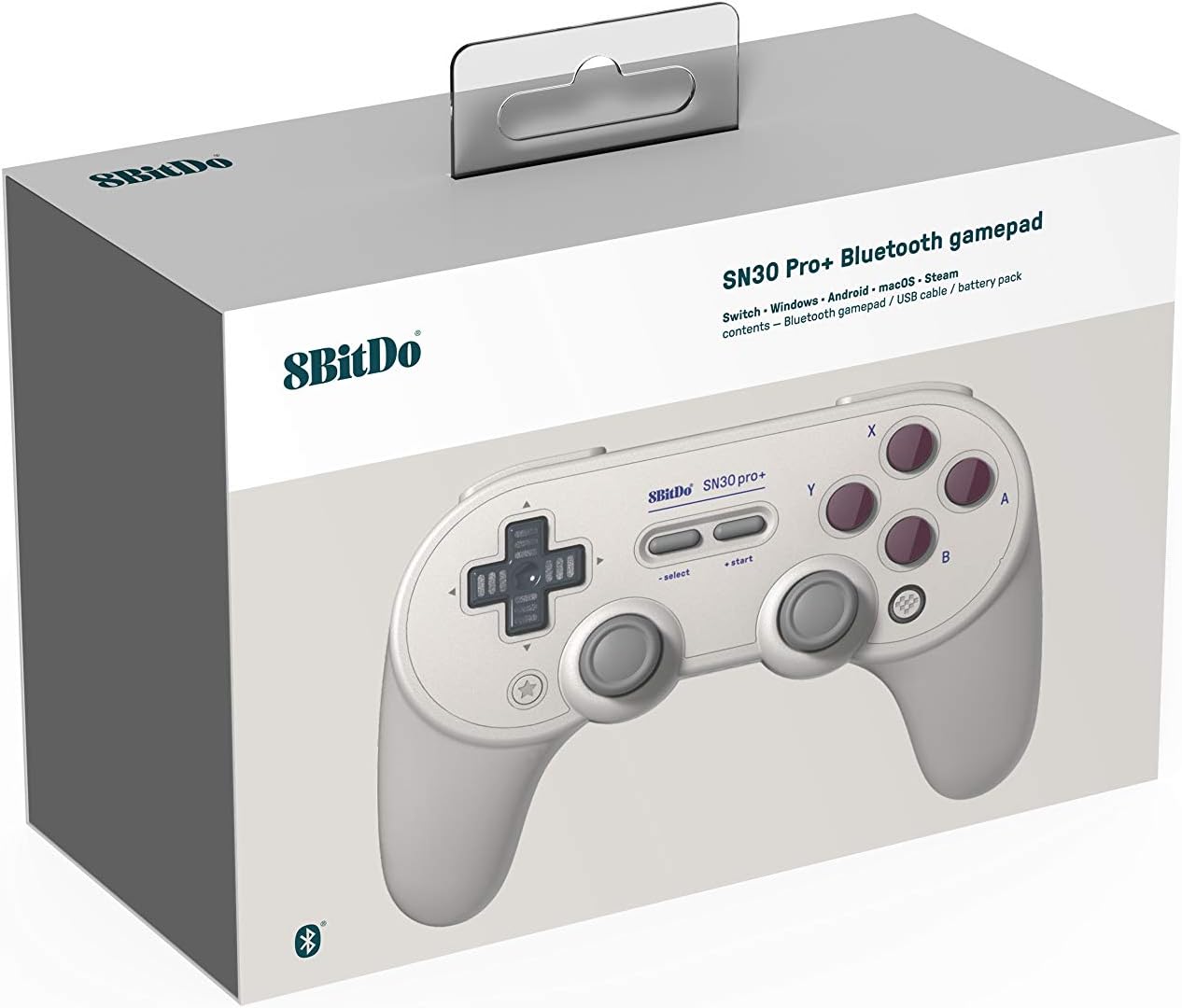 8BitDo SN30 Pro Controller + Bluetooth Gamepad (G Classic Edition) for Switch, Windows ( Imagem 2 de 4 ) - Preview