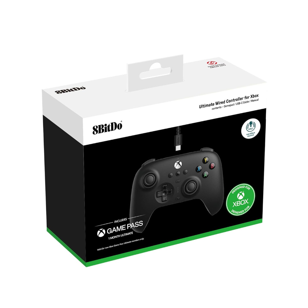 Comando 8BitDo Ultimate Wired Controller Xbox Series X|S/One/Windows 10/11 (Black) ( Imagem 2 de 4 ) - Preview