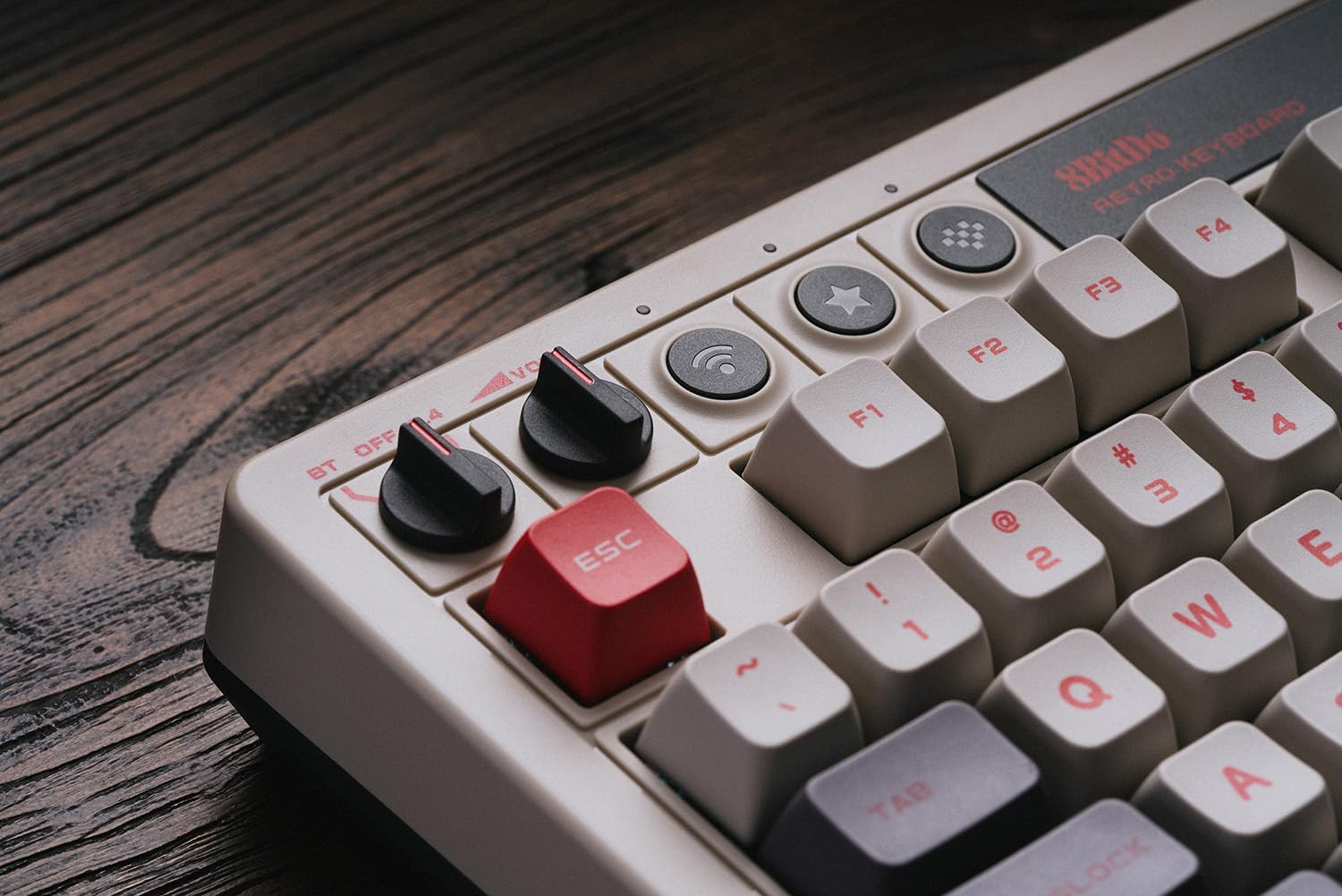 8BitDo Retro Mechanical Keyboard Bluetooth/2.4G/USB-C Hot Swappable Gaming Keyboard ( Imagem 4 de 4 ) - Preview