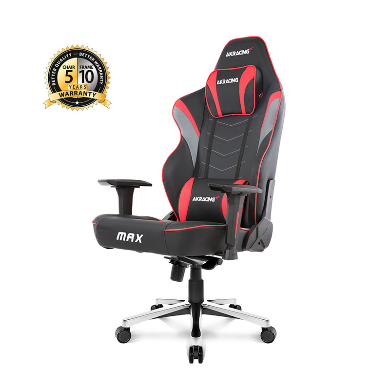 Cadeira Gaming Akracing Master Max - Preta/vermelha ( Imagem 3 de 3 ) - Preview