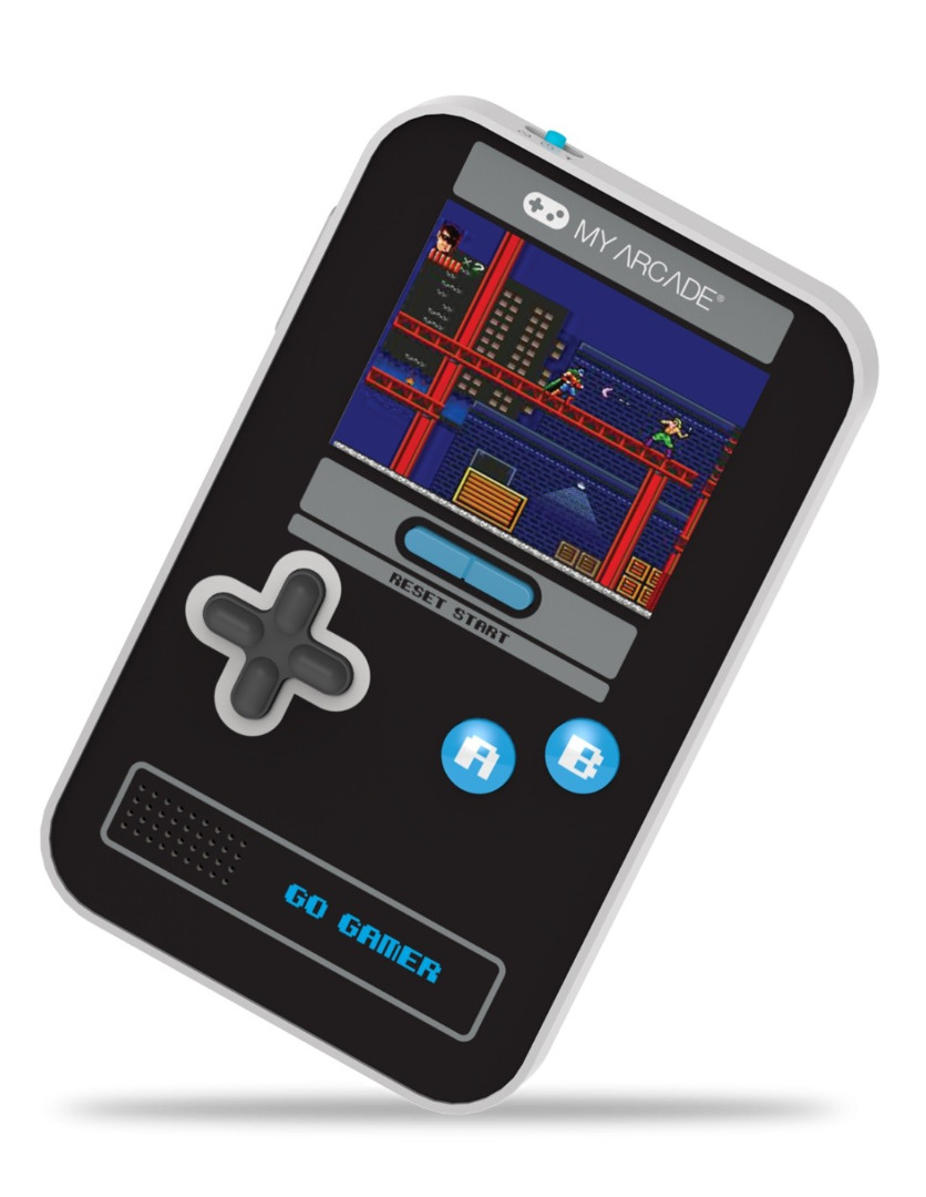 Consola Retro Go Gamer Classic 308 Games Negra/Azul 2,5 inch ( Imagem 3 de 4 ) - Preview