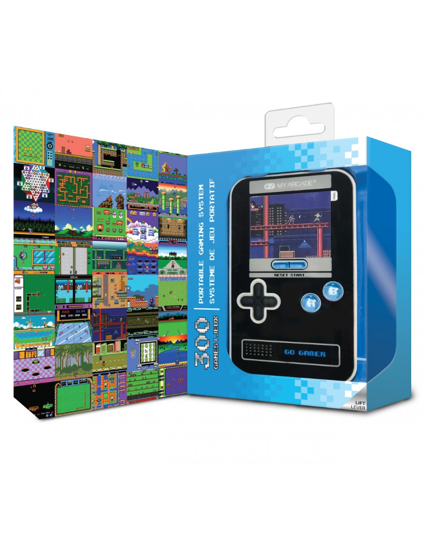 Consola Retro Go Gamer Classic 308 Games Negra/Azul 2,5 inch ( Imagem 4 de 4 ) - Preview