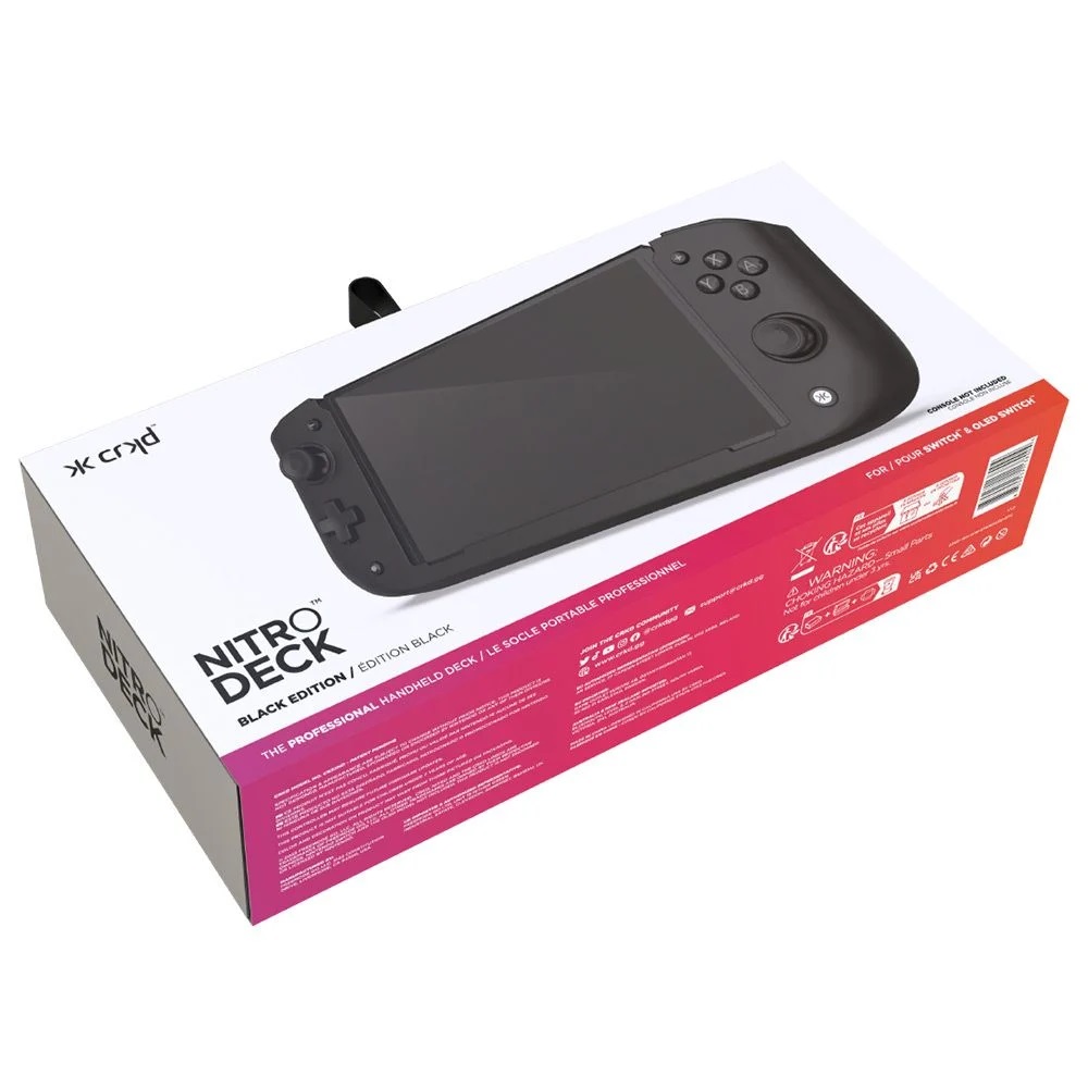 Gaming - Nitro Deck for Nintendo Switch (Black) ( Imagem 2 de 3 ) - Preview