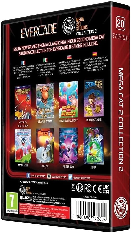 Cartucho Mega Cat 2 Collection 2 Evercade ( Imagem 3 de 4 ) - Preview