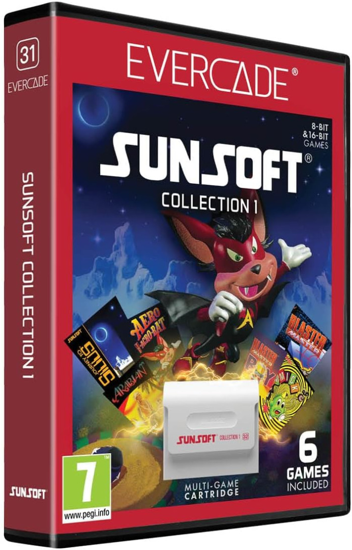 Cartucho Sunsoft Collection 1 Blaze Evercade ( Imagem 3 de 4 ) - Preview
