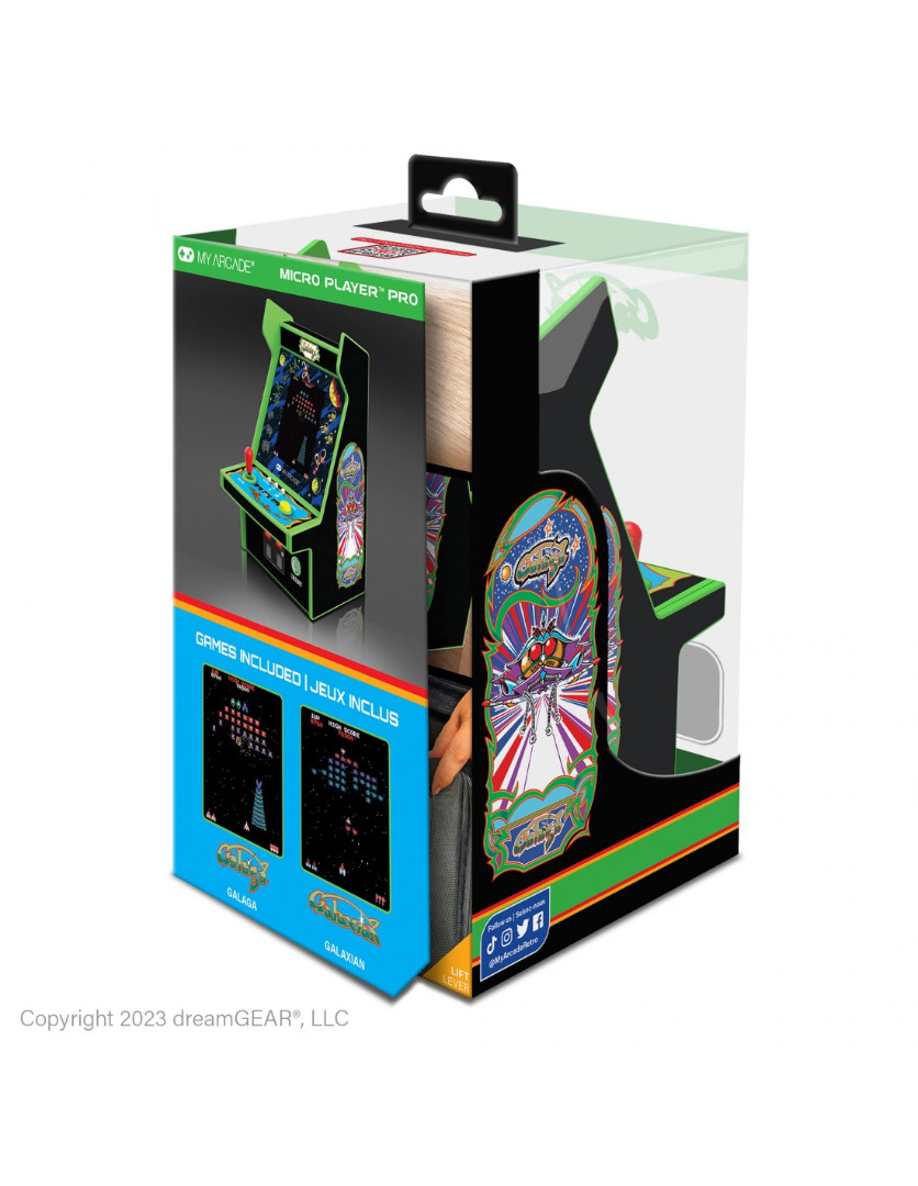 Consola Mini Micro Player Galaga 2 Games 6,75" ( Imagem 4 de 4 ) - Preview