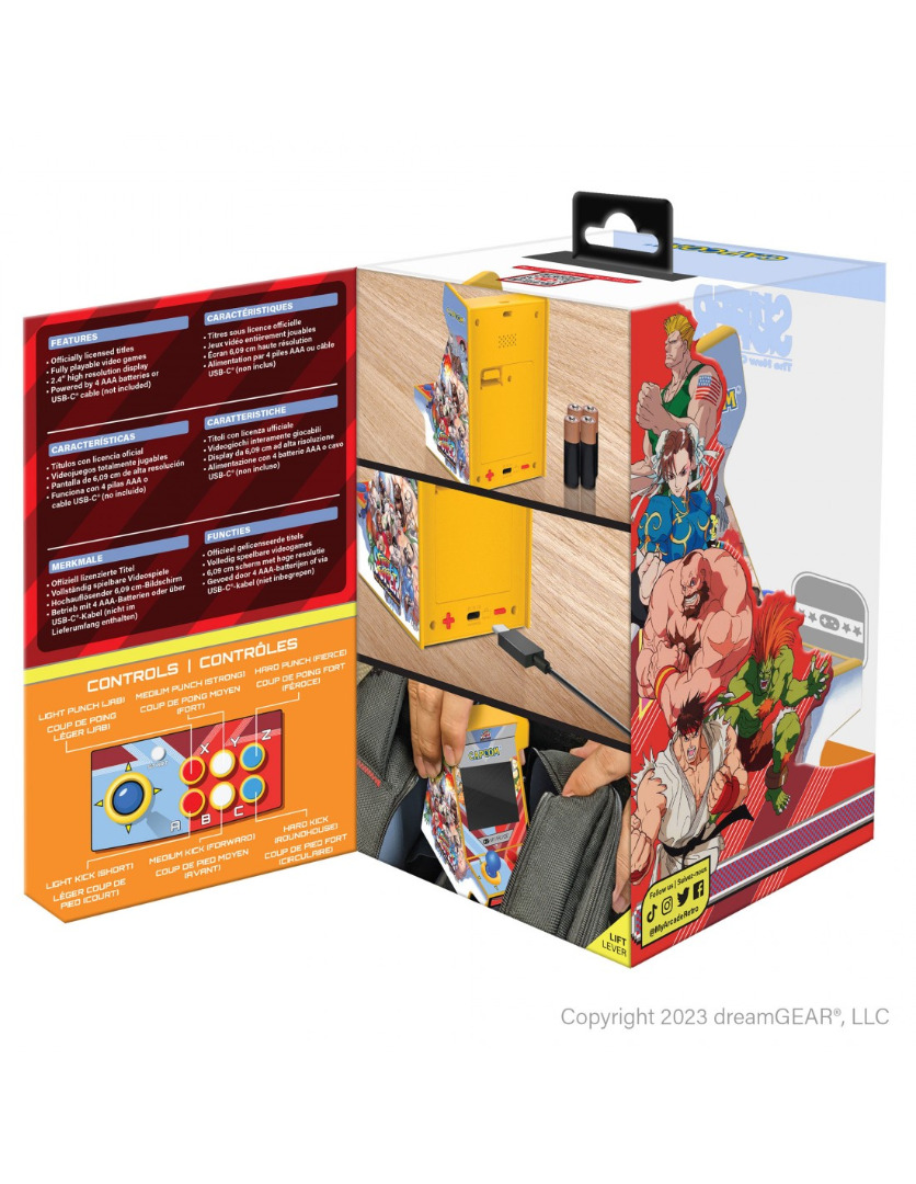 Consola Nano Player Street Fighter II 4,5 inch ( Imagem 4 de 4 ) - Preview
