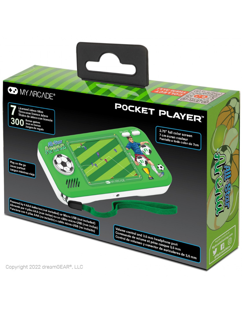 Consola Pocket Player AllStar Arena Portable 308 Games ( Imagem 4 de 4 ) - Preview