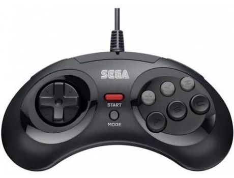 Comando Retro Bit Official SEGA Mega Drive 8 Button USB - Black/Preto ( Imagem 2 de 2 ) - Preview