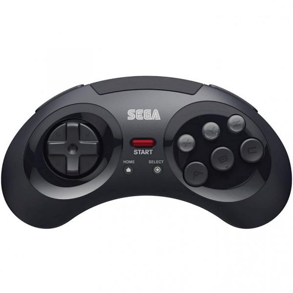 Comando Retro-Bit Gamepad Official SEGA Mega Drive 8-B 2.4G Wireless Preto ( Imagem 2 de 4 ) - Preview