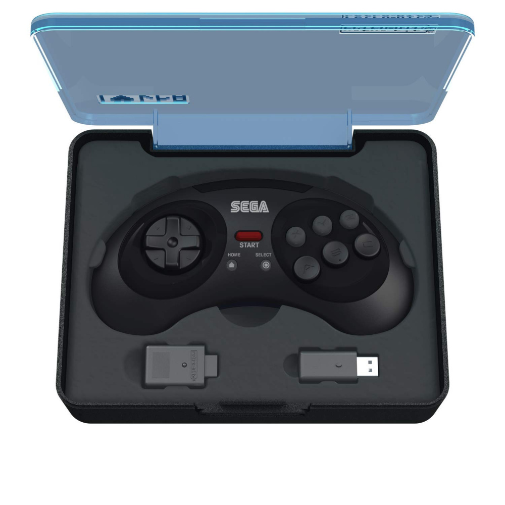 Comando Retro-Bit Gamepad Official SEGA Mega Drive 8-B 2.4G Wireless Preto ( Imagem 3 de 4 ) - Preview
