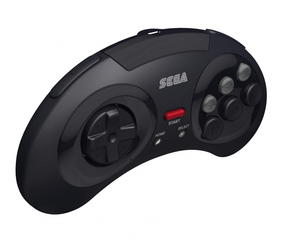 Comando Retro-Bit Gamepad Official SEGA Mega Drive 8-B 2.4G Wireless Preto ( Imagem 4 de 4 ) - Preview
