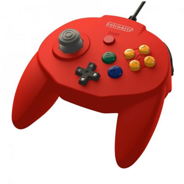 Comando Retro-Bit Gamepad Tribute 64 USB Red/Vermelho ( Imagem 2 de 2 ) - Preview