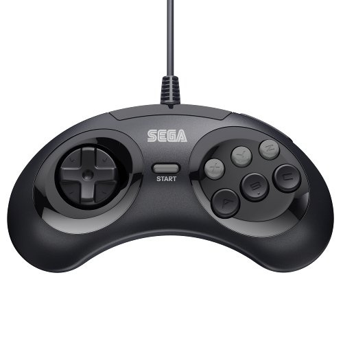 Comando Retro-bit SEGA Megadrive 6-Button Arcade Pad Black/Preto ( Imagem 4 de 4 ) - Preview
