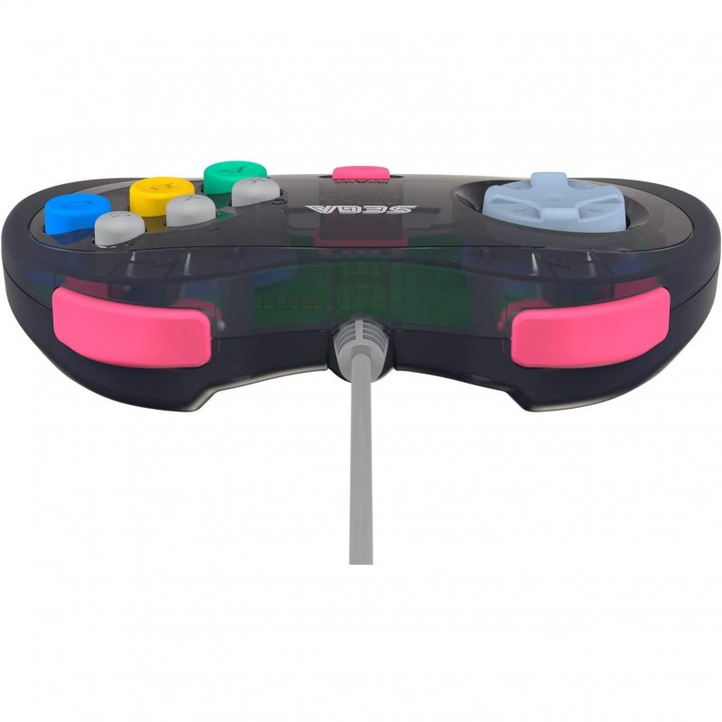 Comando Retro-Bit SEGA Saturn 8 Button Arcade Pad - Slate Grey ( Imagem 2 de 3 ) - Preview
