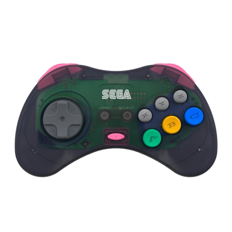 Comando Retro-bit SEGA Saturn 8-button Arcade Pad 2.4GHz Wireless - Grey ( Imagem 3 de 3 ) - Preview