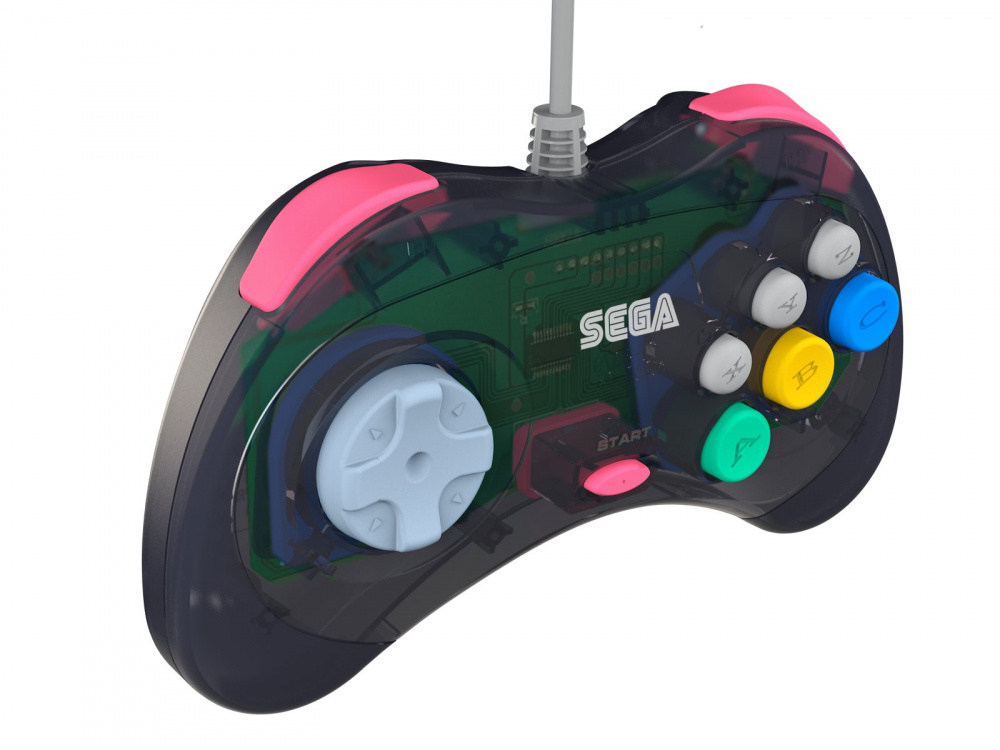 Comando Retro-bit SEGA Saturn USB Control Pad Grey/Cinzento ( Imagem 2 de 3 ) - Preview