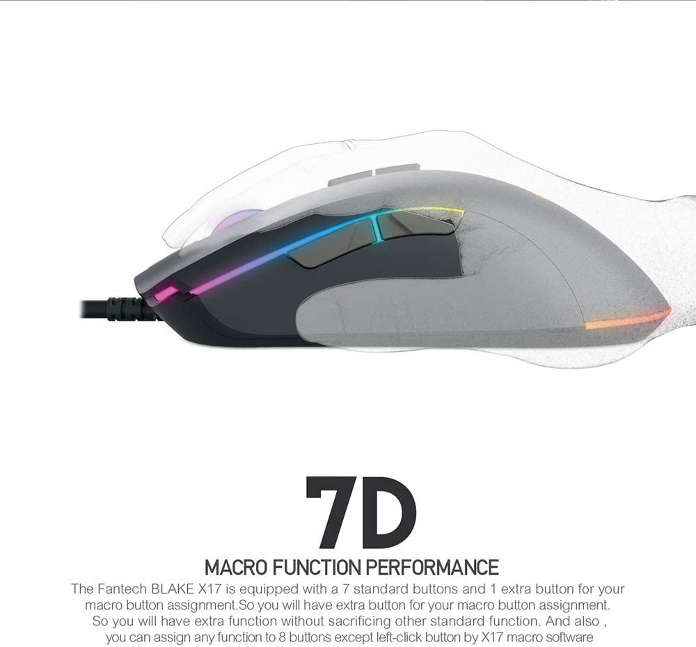 Rato Fantech Blake X17 10000 DPI ( Imagem 4 de 4 ) - Preview