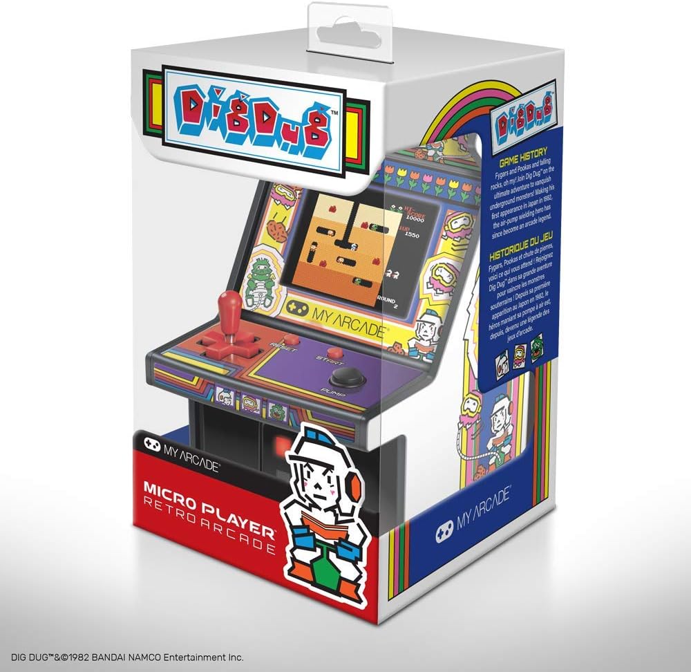 Consola Retro Arcade Micro Player Dig Dug ( Imagem 2 de 2 ) - Preview