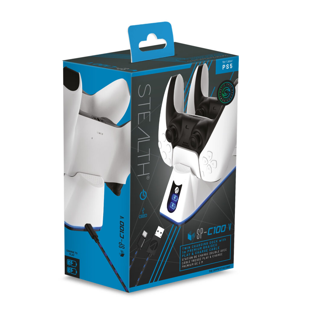 Carregador Comandos Stealth SP-C100 V Twin Branco PS5 ( Imagem 3 de 3 ) - Preview