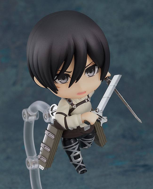 Action-Figure Attack on Titan Nendoroid Mikasa Ackerman The Final Season 10 cm ( Imagem 4 de 4 ) - Preview