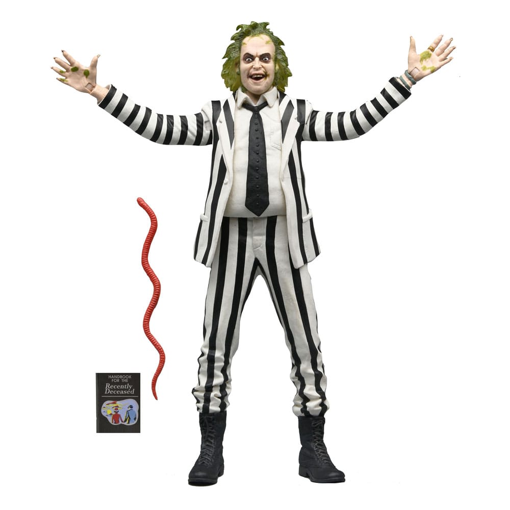 Action-Figure Beetlejuice 1988 Beetlejuice Black and White Striped Suit 18 cm ( Imagem 4 de 4 ) - Preview