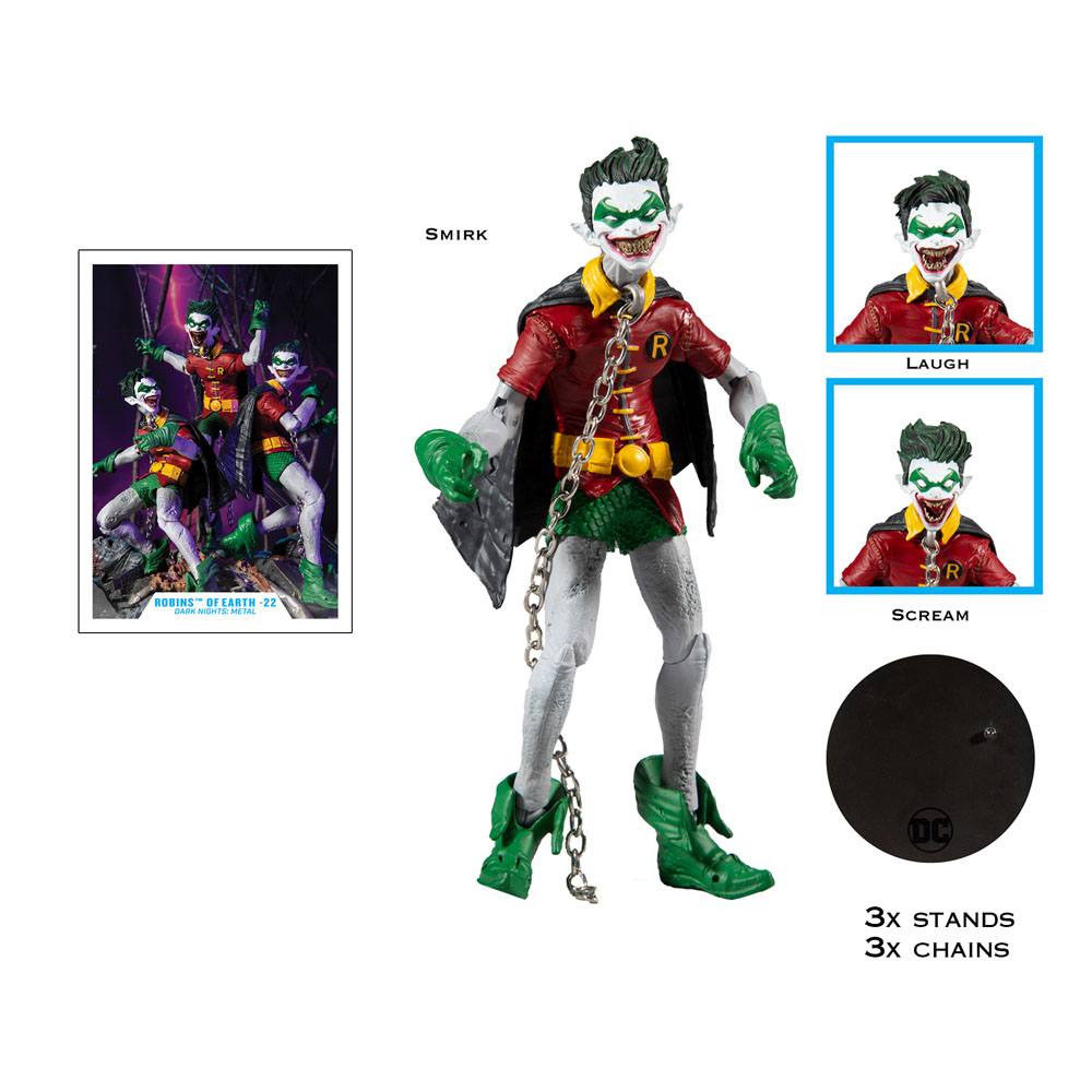 Action-Figure DC Multipack The Batman Who Laughs with Robins of Earth 18 cm ( Imagem 4 de 4 ) - Preview