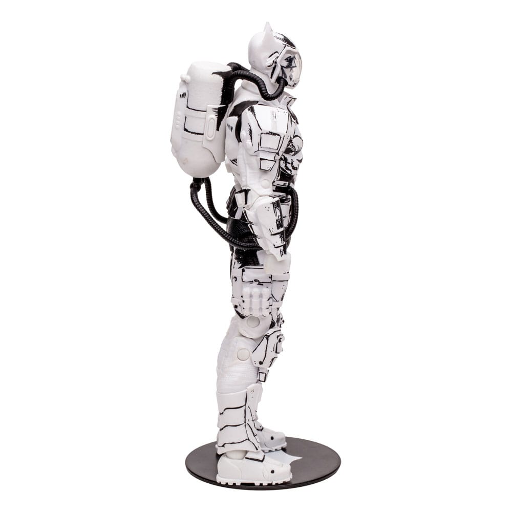 Action-Figure DC Multiverse Batman Hazmat Suit (Line Art) (Gold Label) 18 cm ( Imagem 3 de 4 ) - Preview