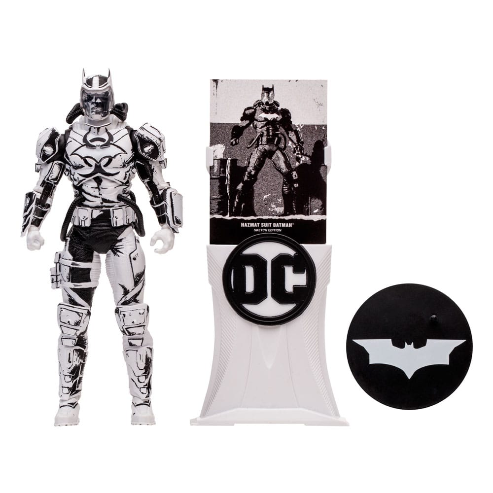 Action-Figure DC Multiverse Batman Hazmat Suit (Line Art) (Gold Label) 18 cm ( Imagem 4 de 4 ) - Preview