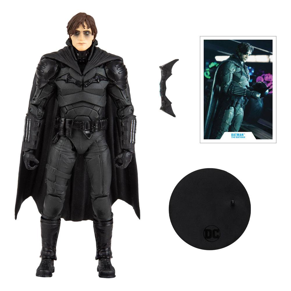 Action-Figure DC Multiverse Batman Unmasked (The Batman) 18 cm ( Imagem 4 de 4 ) - Preview