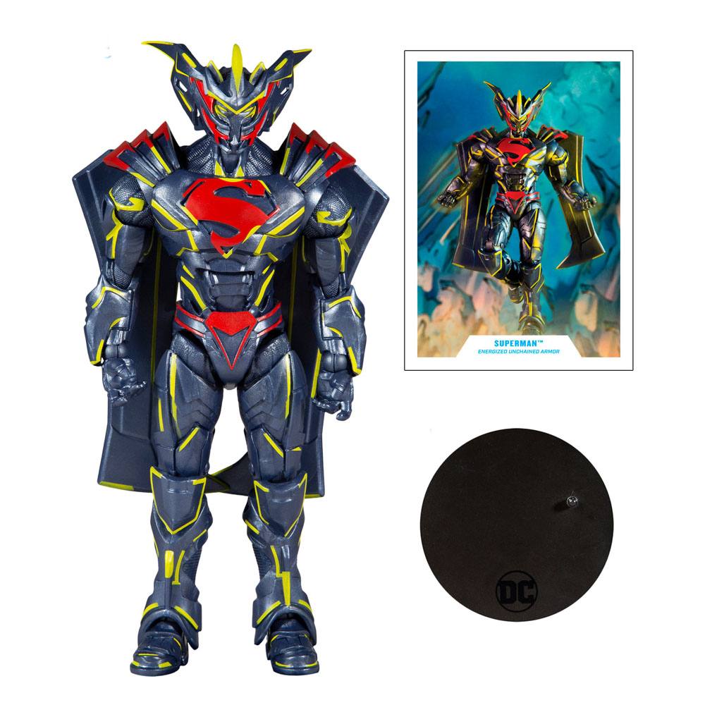 Action-Figure DC Multiverse Superman Energized Unchained Armor (Gold Label) ( Imagem 4 de 4 ) - Preview