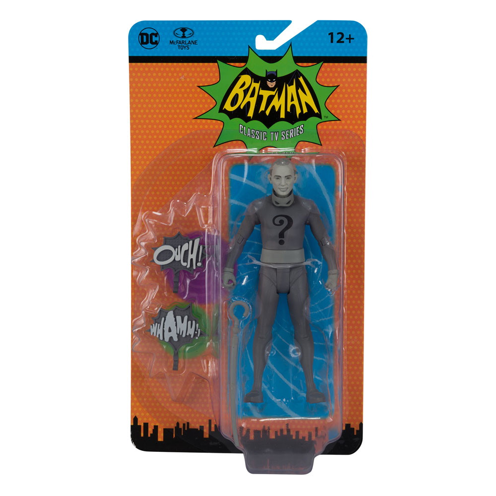 Action-Figure DC Retro Batman 66 The Riddler (Black & White TV Variant) 15 cm ( Imagem 4 de 4 ) - Preview