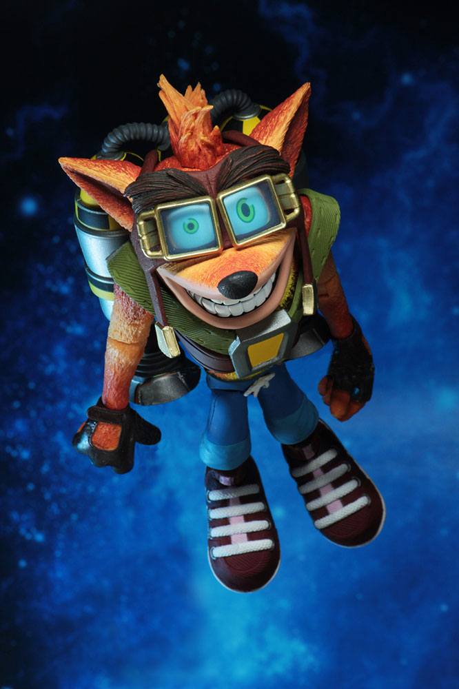 Action-Figure Deluxe Crash Bandicoot Crash with Jetpack 14 cm ( Imagem 3 de 4 ) - Preview