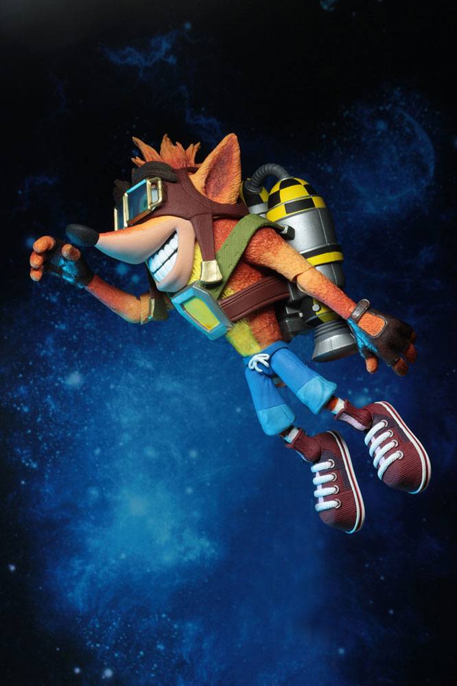 Action-Figure Deluxe Crash Bandicoot Crash with Jetpack 14 cm ( Imagem 4 de 4 ) - Preview