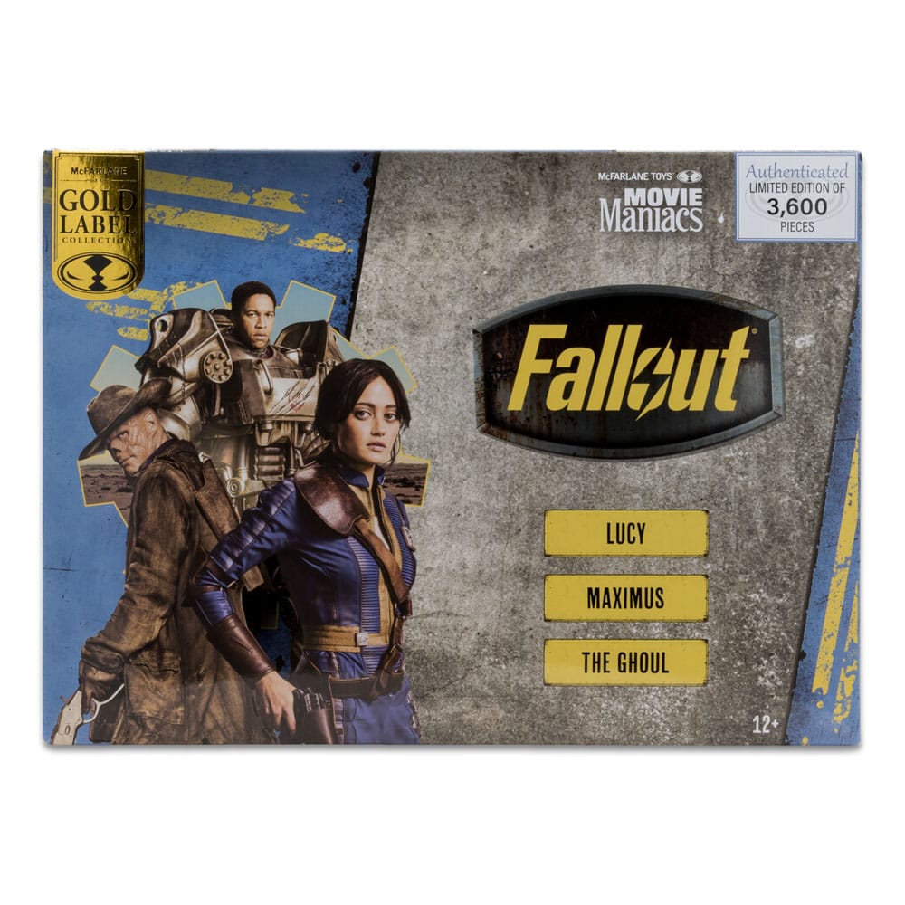 Action-Figure Fallout Movie Maniacs 3-Pack Lucy, Maximus & The Ghoul 15 cm ( Imagem 4 de 4 ) - Preview