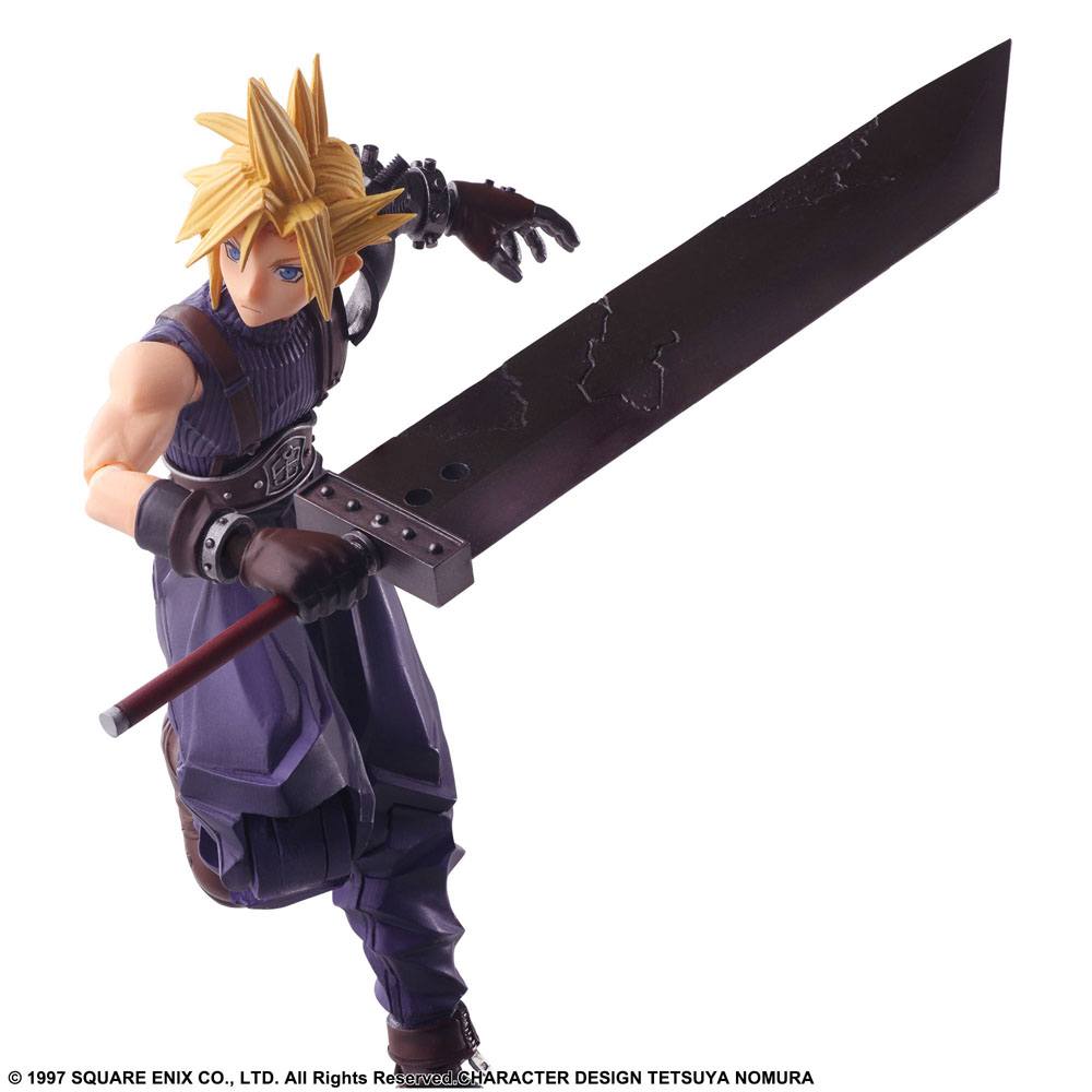 Action-Figure Final Fantasy VII Bring Arts Cloud Strife 15 cm ( Imagem 3 de 4 ) - Preview