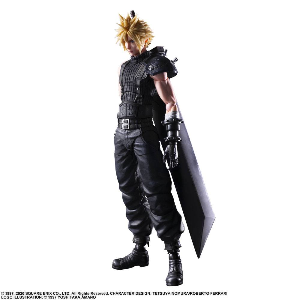 Action-Figure Final Fantasy VII Remake Play Arts Kai Cloud Strife Ver.2 27 cm ( Imagem 2 de 4 ) - Preview