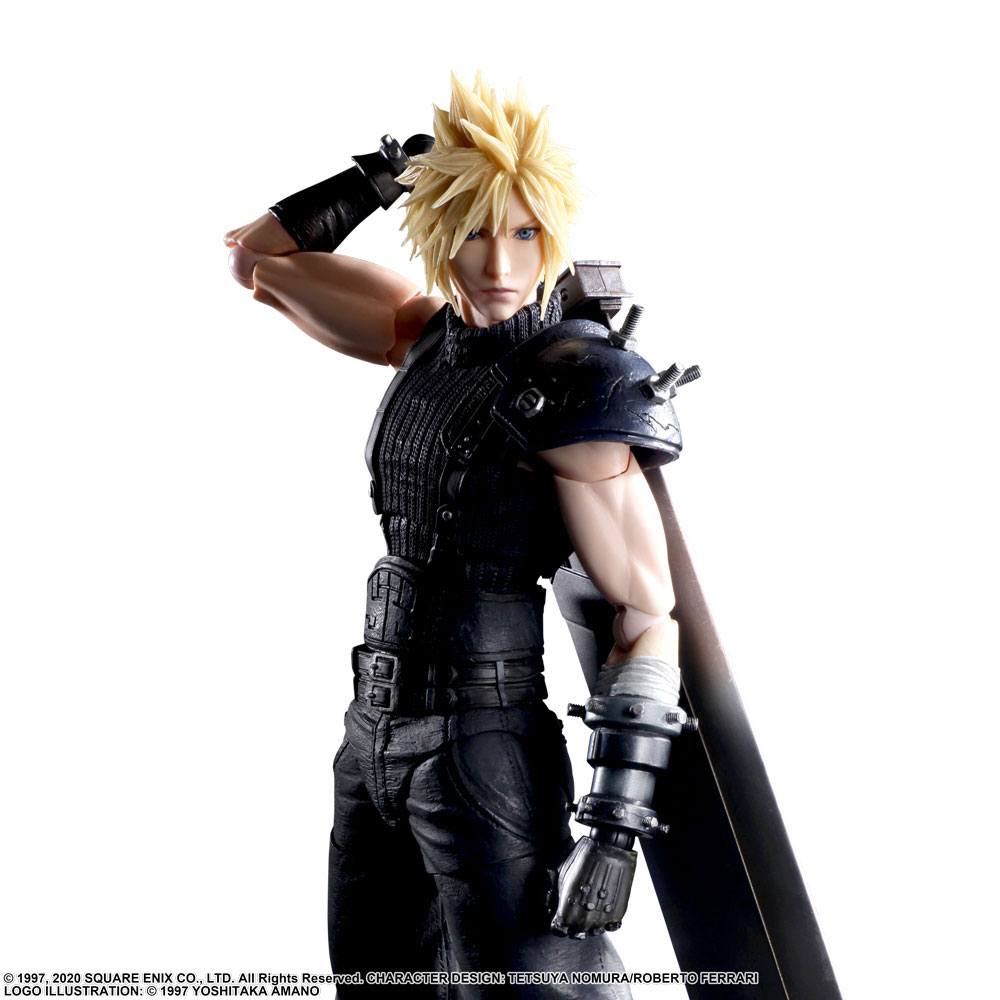 Action-Figure Final Fantasy VII Remake Play Arts Kai Cloud Strife Ver.2 27 cm ( Imagem 3 de 4 ) - Preview
