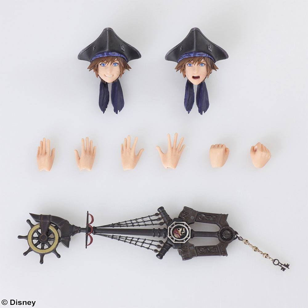 Action-Figure Kingdom Hearts III Bring Arts - Sora Pirates of the Caribbean ( Imagem 3 de 4 ) - Preview