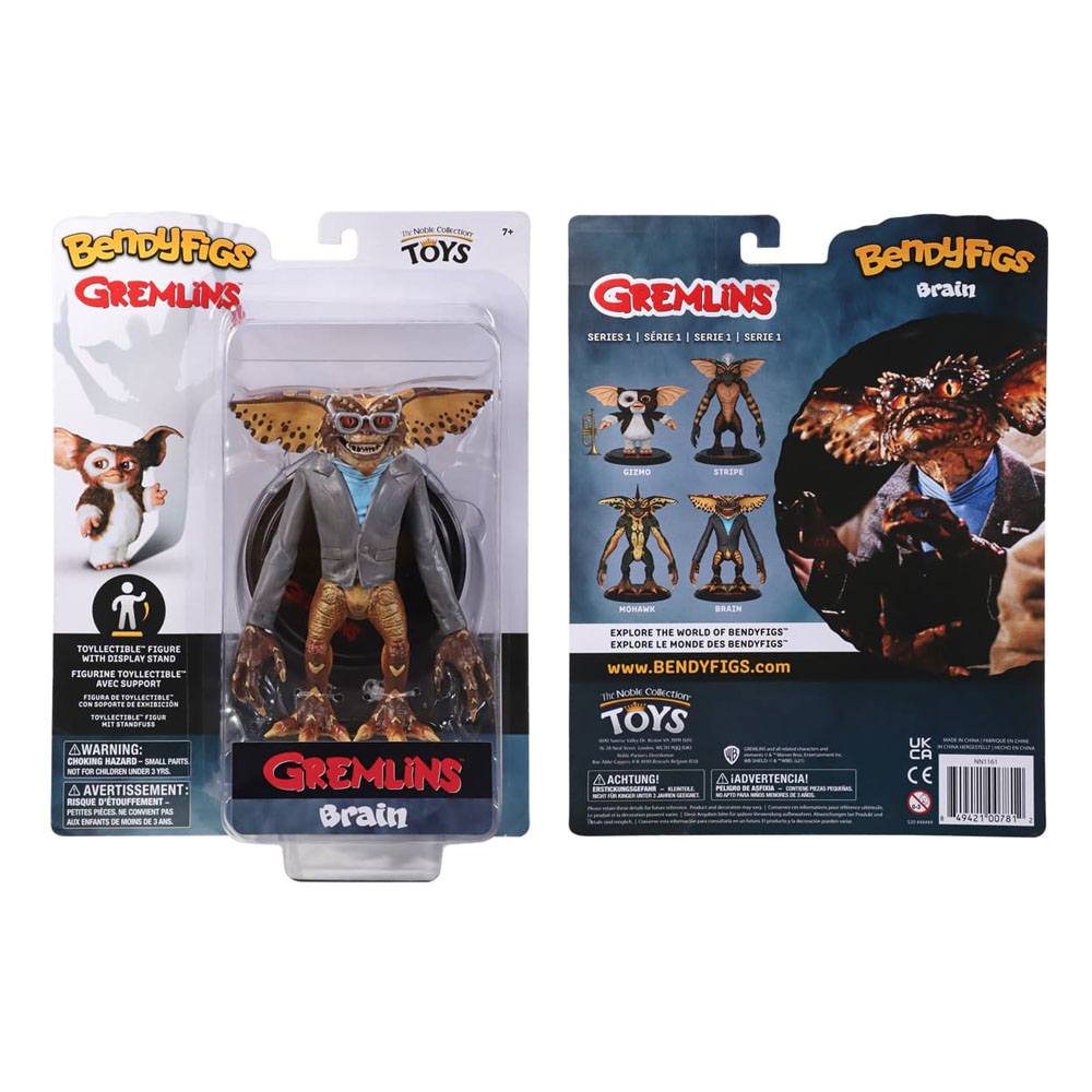 Action-Figure Gremlins Bendyfigs Brain 15 cm ( Imagem 3 de 3 ) - Preview