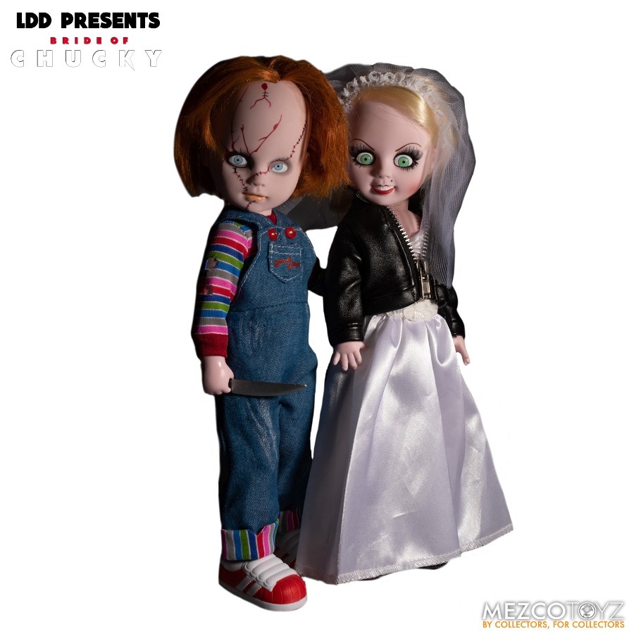 Action-Figure Living Dead Dolls - Chucky & Tiffany Set 25 cm ( Imagem 3 de 4 ) - Preview