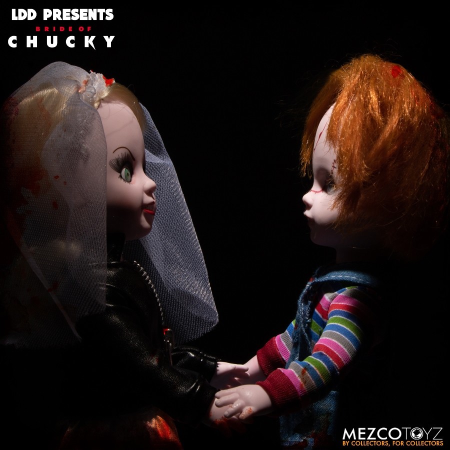 Action-Figure Living Dead Dolls - Chucky & Tiffany Set 25 cm ( Imagem 4 de 4 ) - Preview