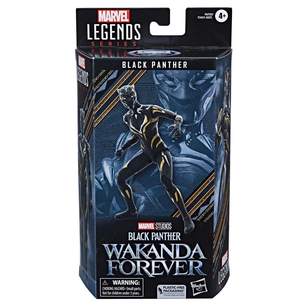 Action-Figure Marvel Legends Black Panther: Wakanda Forever Black Panther ( Imagem 4 de 4 ) - Preview