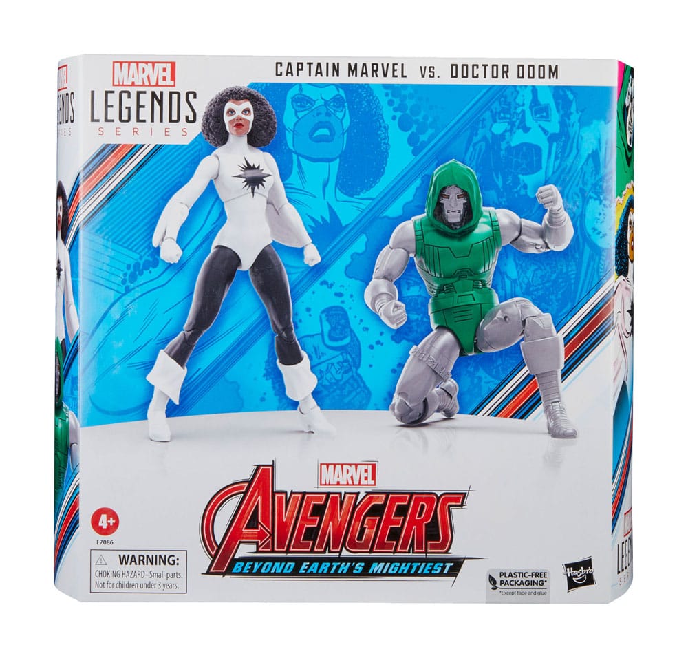 Action-Figure Marvel Legends Captain Marvel vs. Doctor Doom 15 cm ( Imagem 4 de 4 ) - Preview