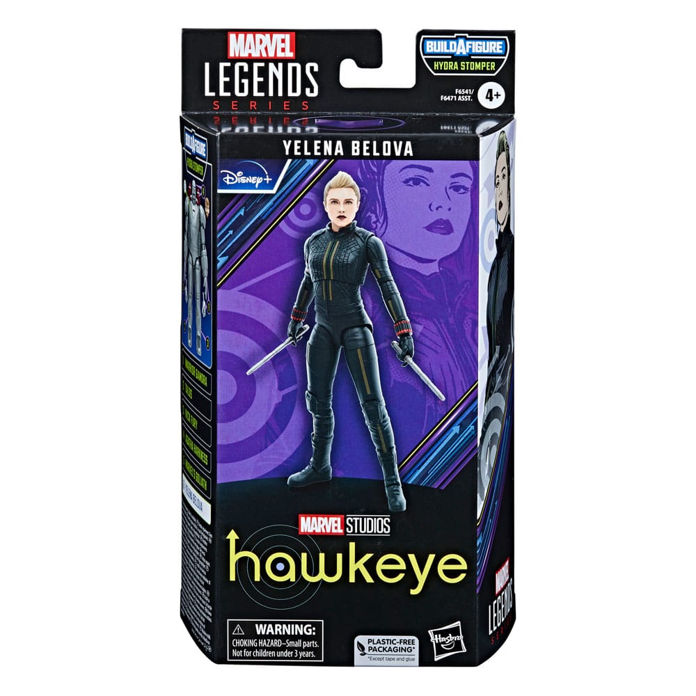 Action-Figure Marvel Legends Hawkeye Yelena Belova (BAF: Hydra Stomper) 15 cm ( Imagem 4 de 4 ) - Preview